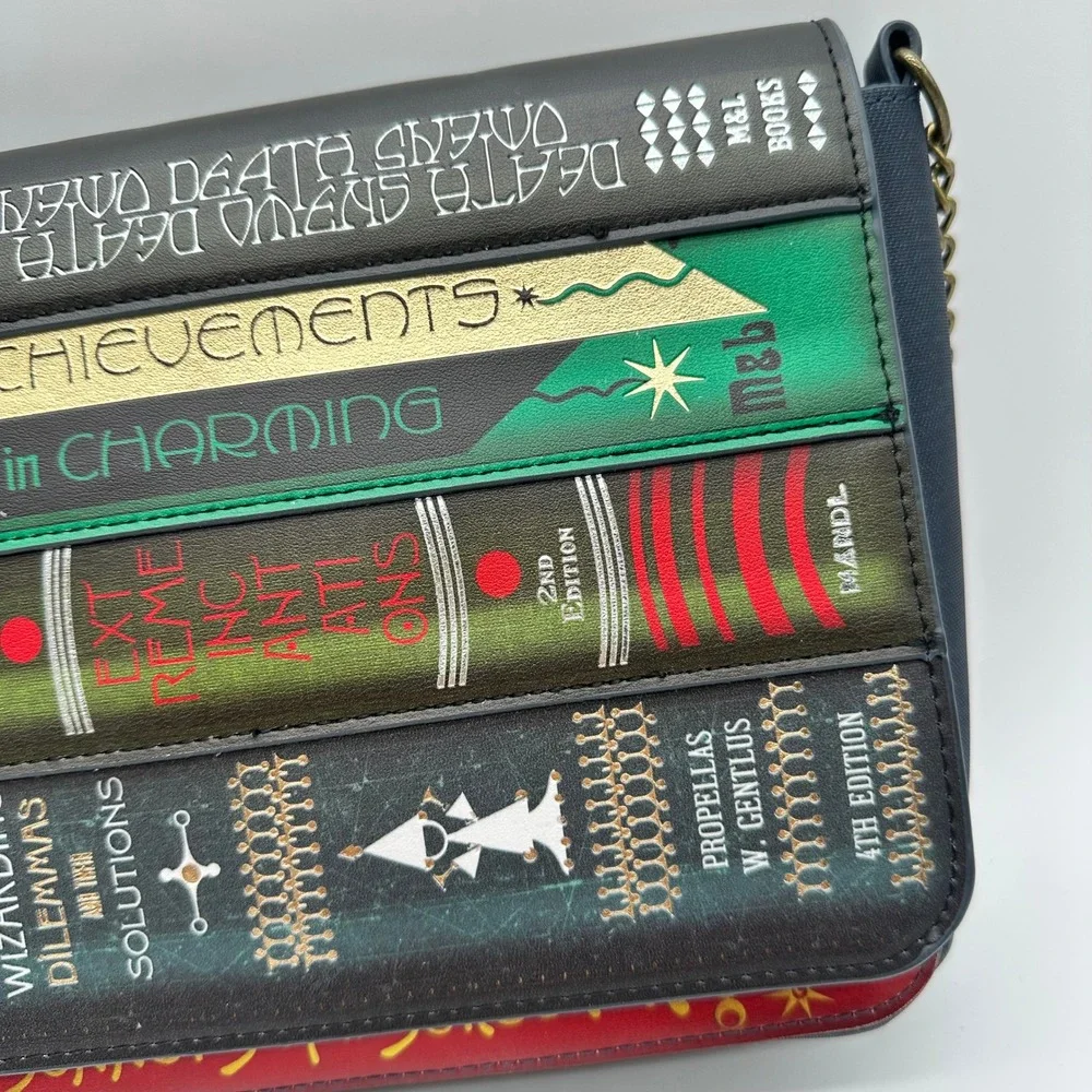 NWOT Loungefly Fantastic Beasts Secrets of Dumbledore Books Crossbody Bag Purse